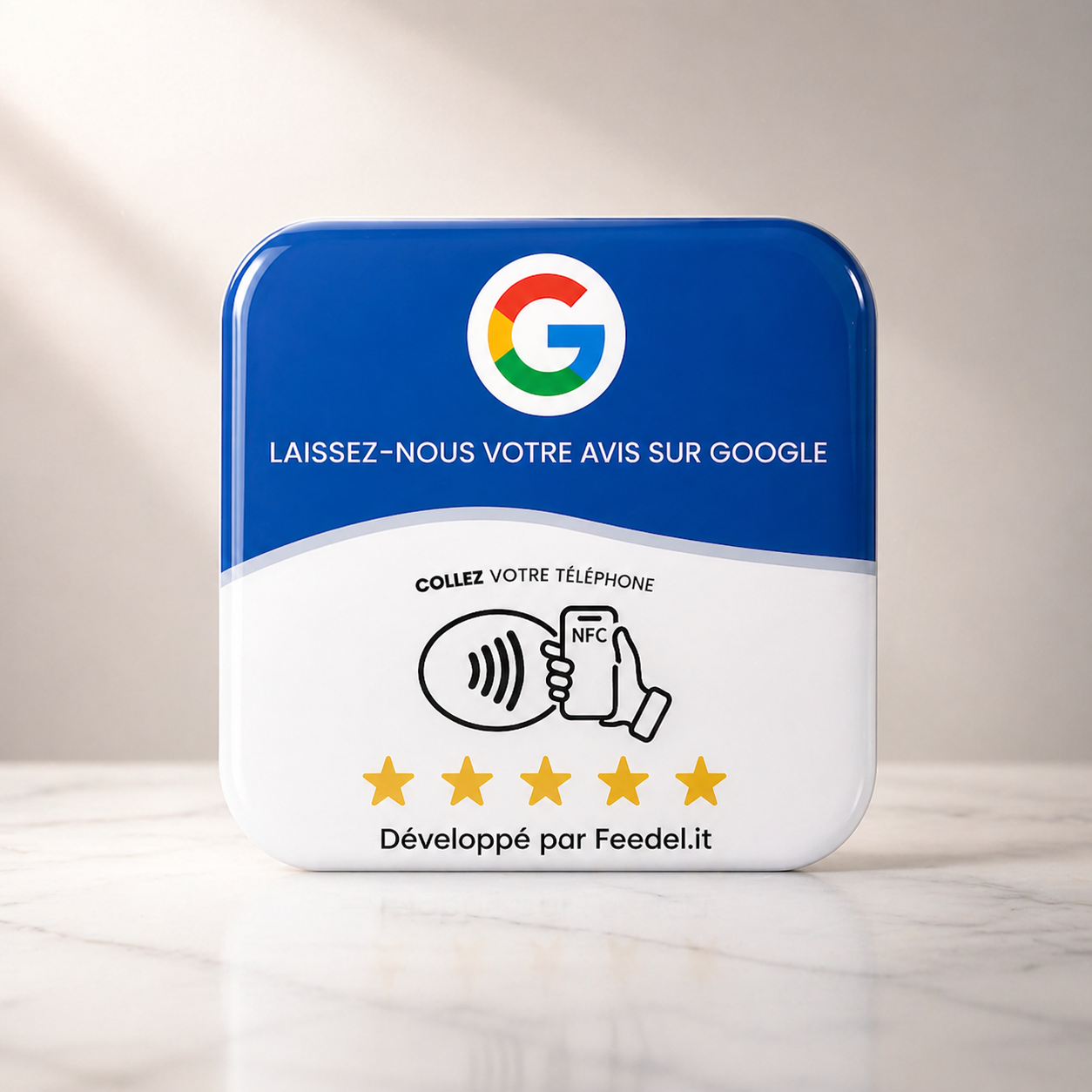 Plaque Avis Google